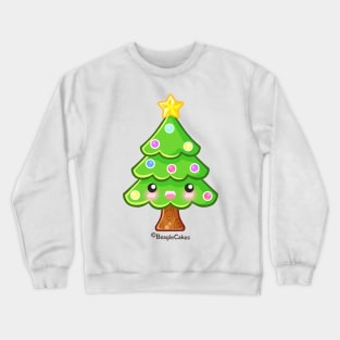 Kawaii Christmas Tree Crewneck Sweatshirt